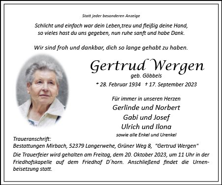 Gertrud Wergen