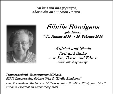 Sibille Bündgens