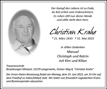 Christian Krahe