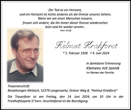 Helmut Krahforst