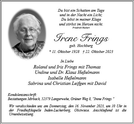 Irene Frings