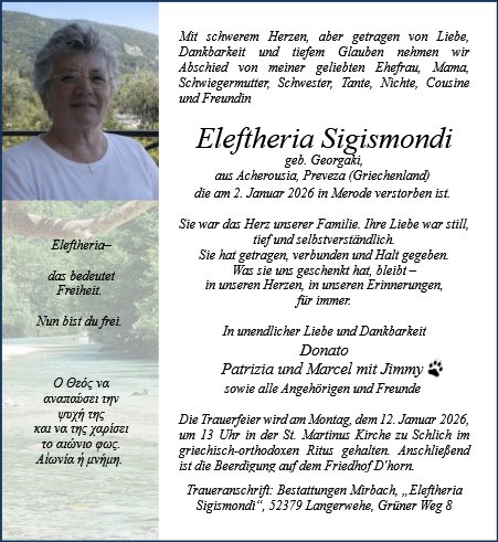 Eleftheria Sigismondi