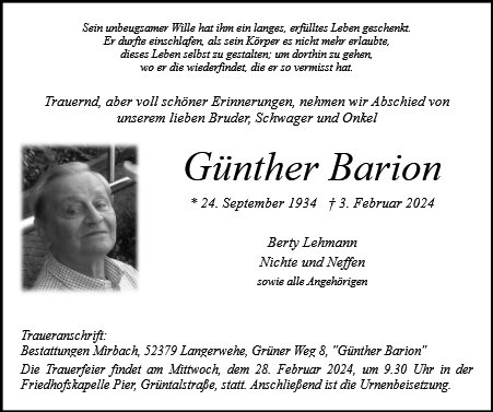 Günther Barion