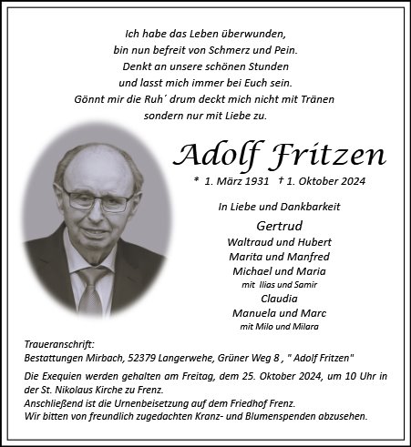 Adolf Fritzen