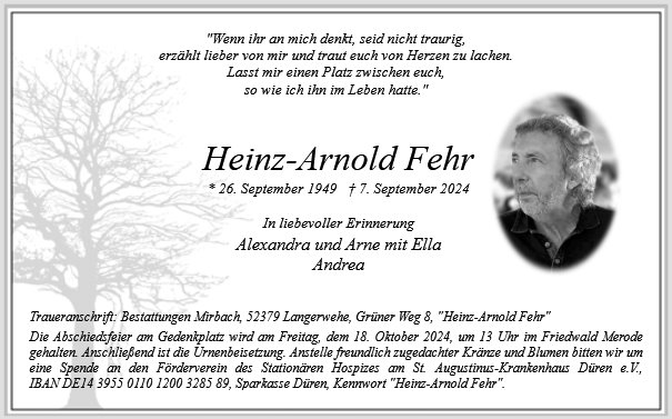 Arnold Fehr