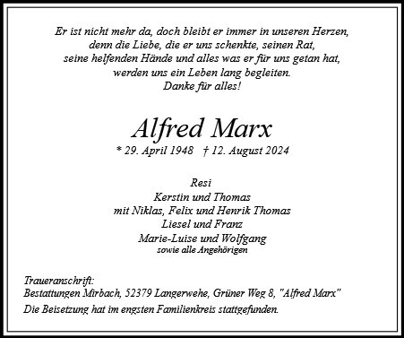 Alfred Marx