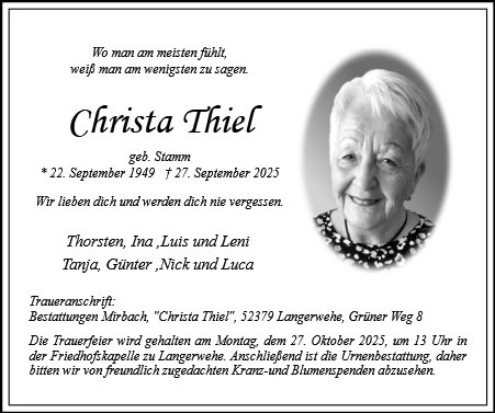 Christa Thiel