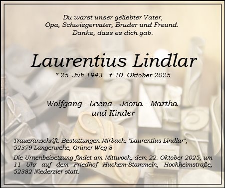 Laurentius Lindlar