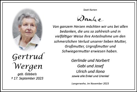Gertrud Wergen
