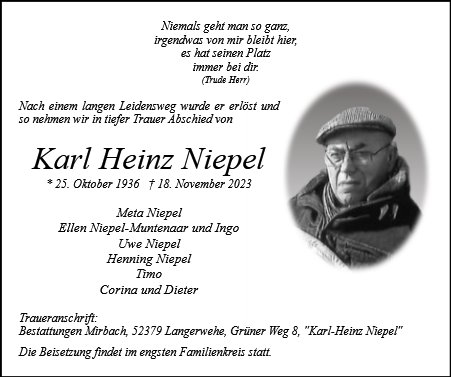 Karl Heinz Niepel