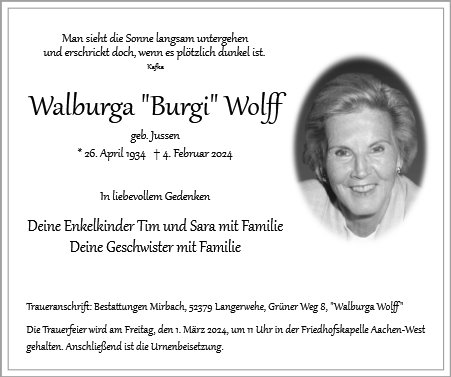 Walburga Wolff