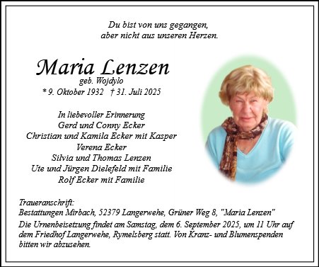 Maria Lenzen