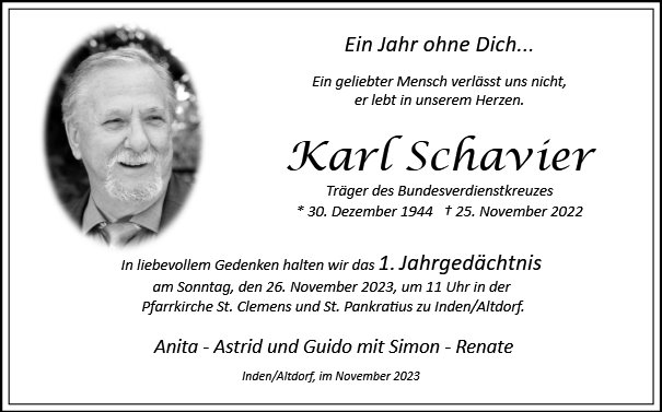 Karl Schavier