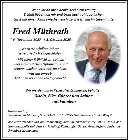Fred Müthrath