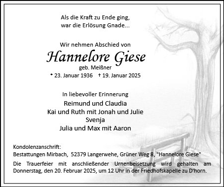 Hannelore Giese