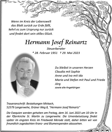 Hermann Josef Reinartz