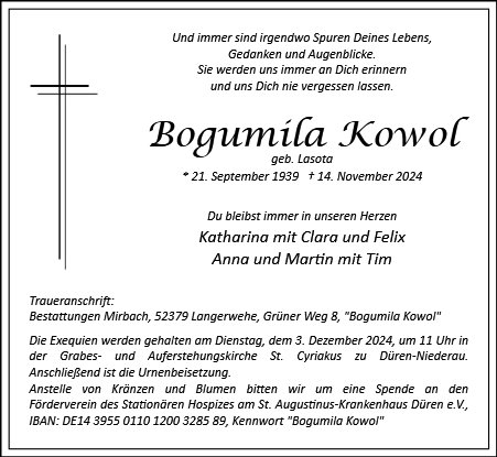 Bogumila Kowol