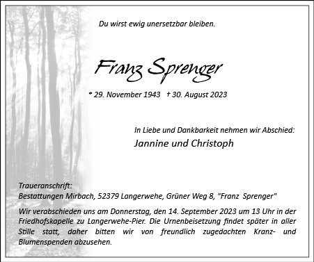 Franz Sprenger
