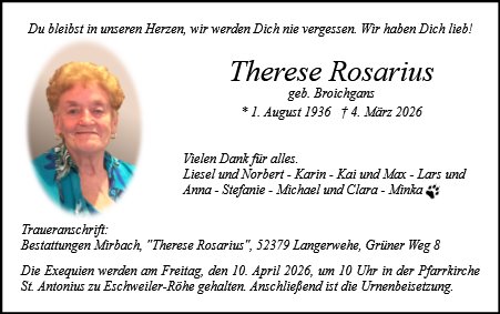 Therese Rosarius