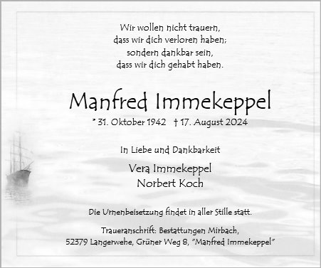 Manfred Immekeppel