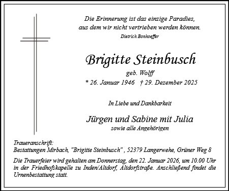 Brigitte Steinbusch