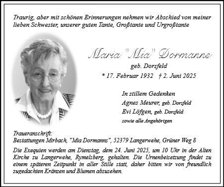 Maria Dormanns