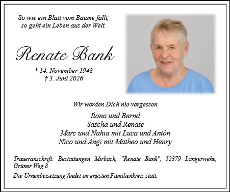Renate Bank