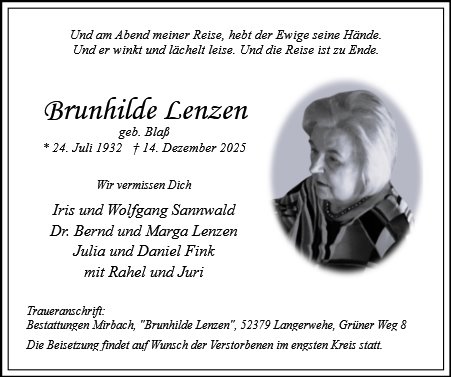 Brunhilde Lenzen