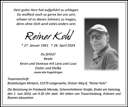 Reiner Kohl