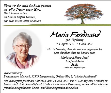 Maria Ferdinand