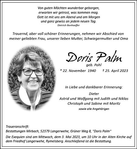 Doris Palm 