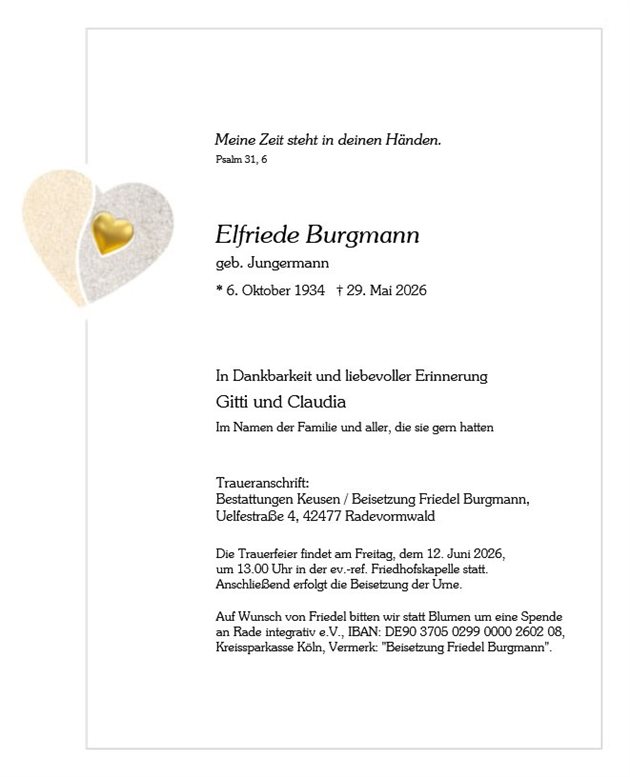 Elfriede Burgmann