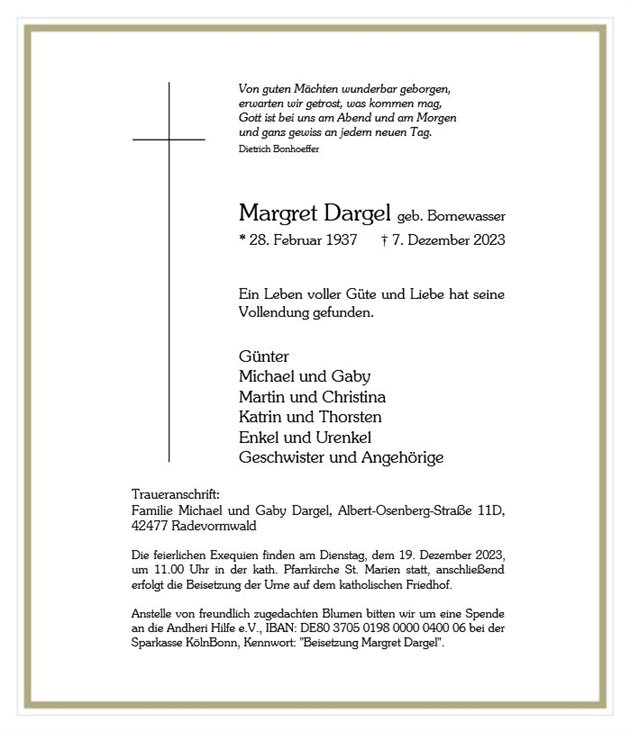 Margarete Dargel