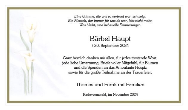 Bärbel Haupt