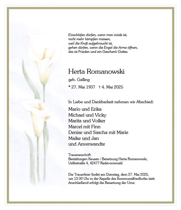 Herta Else Romanowski