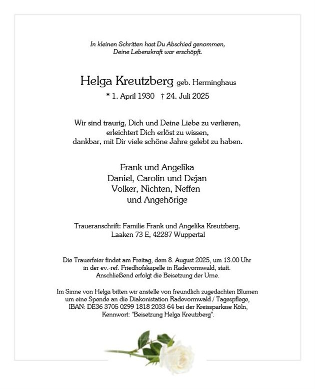 Helga Kreutzberg