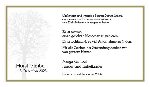 Horst Gimbel