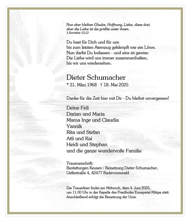 Dieter Schumacher