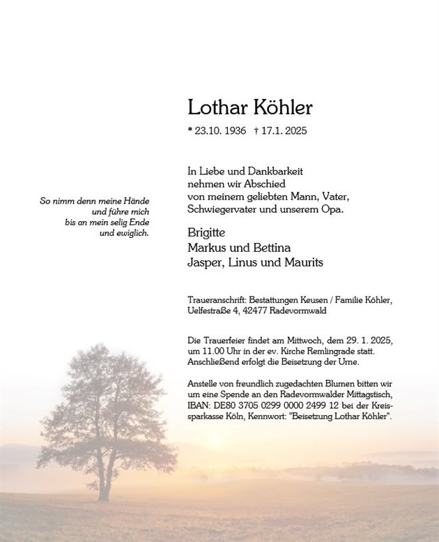 Lothar Köhler