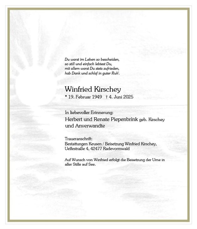 Winfried Kirschey