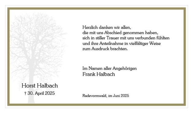 Horst Halbach