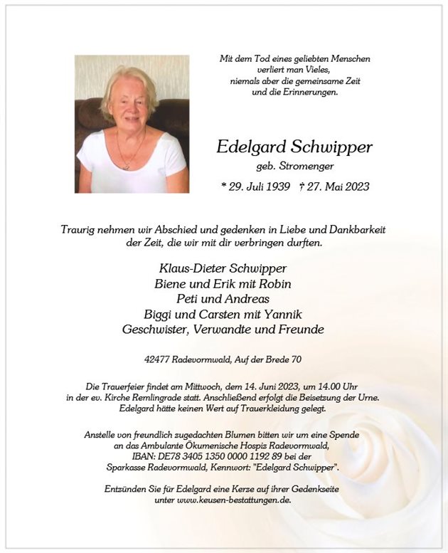 Edelgard Schwipper
