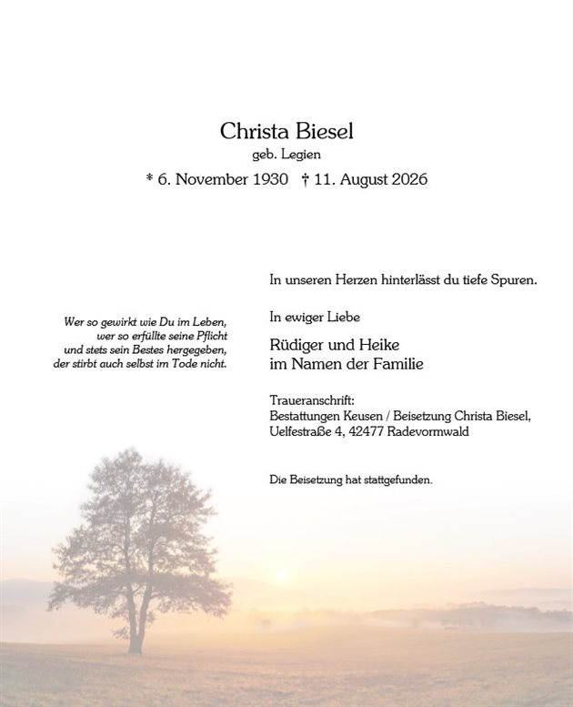 Christa Biesel