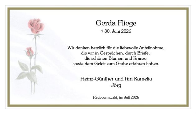 Gerda Fliege