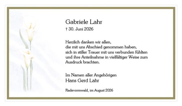 Gabriele Lahr