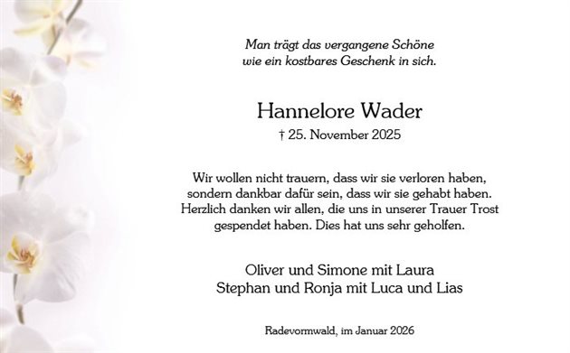 Hannelore Wader
