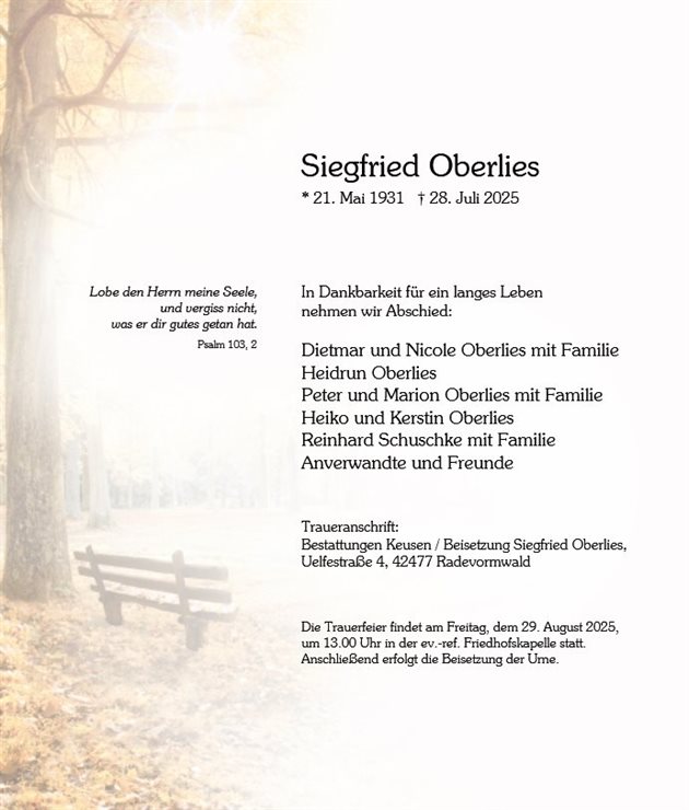 Siegfried Oberlies