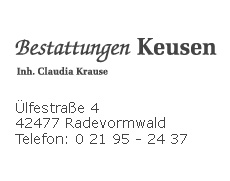 Bestattungen Keusen - Inhaberin: Claudia Krause