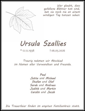 Ursula Szallies