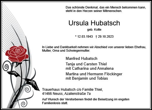 Ursula Hubatsch